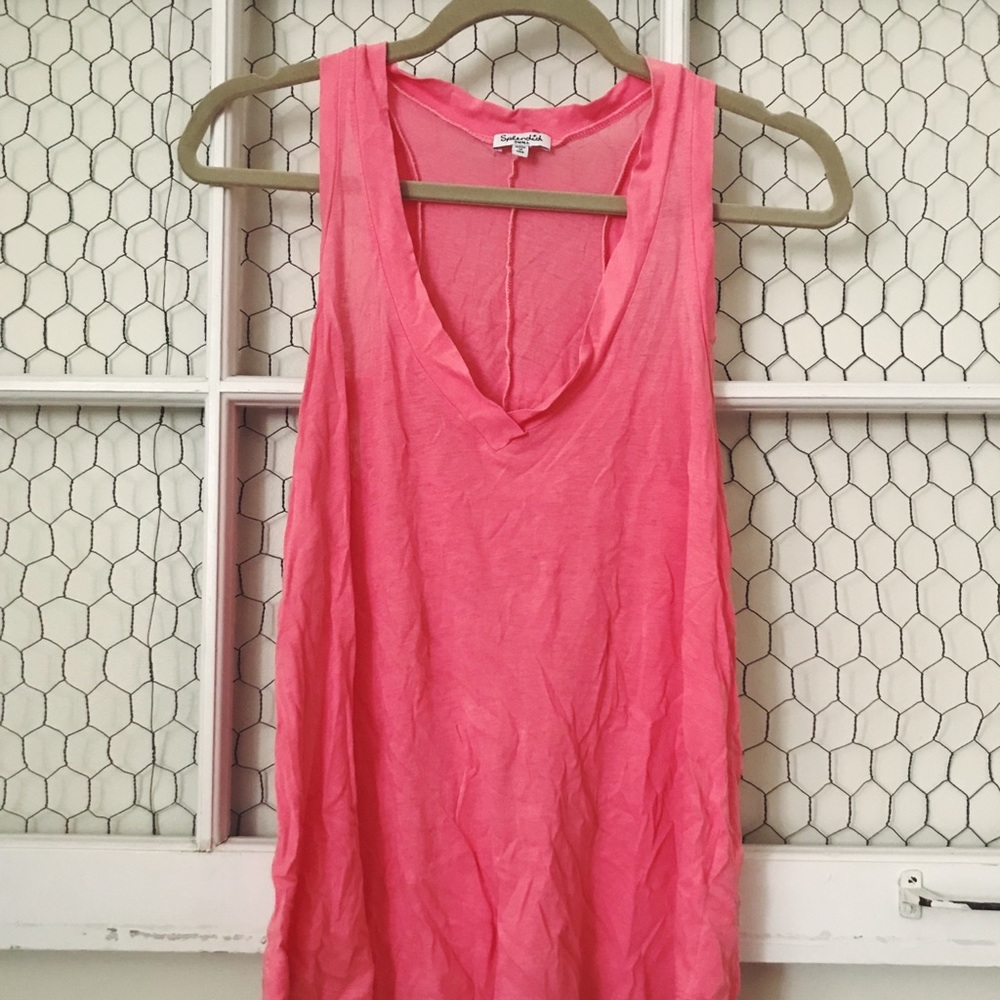 Pink tank top